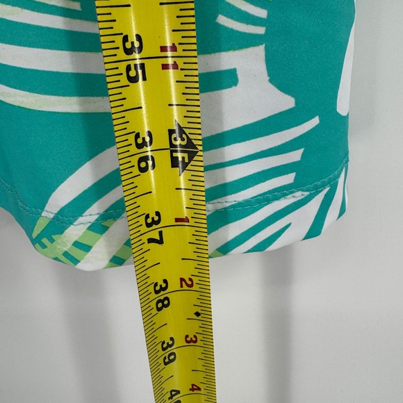 Columbia Women's M Green Tropical Leaf Print PFG Sleeveless Dress Beach Summer - Picture 11 of 11